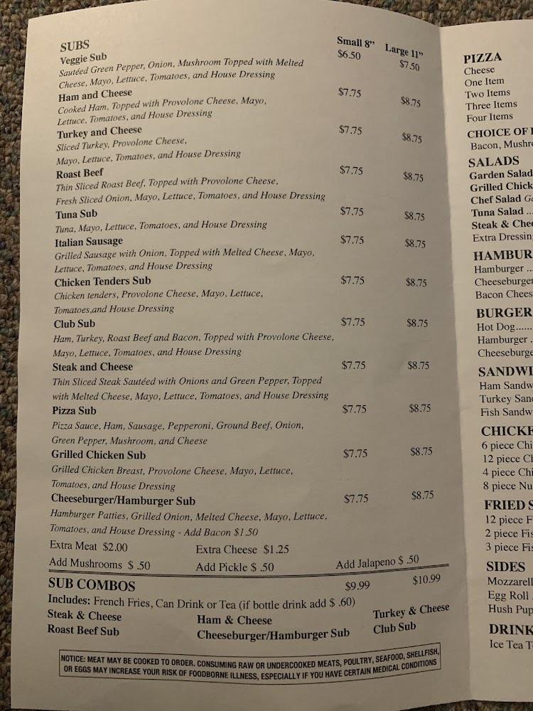 Pa's Subs And Pizza Menu image 3